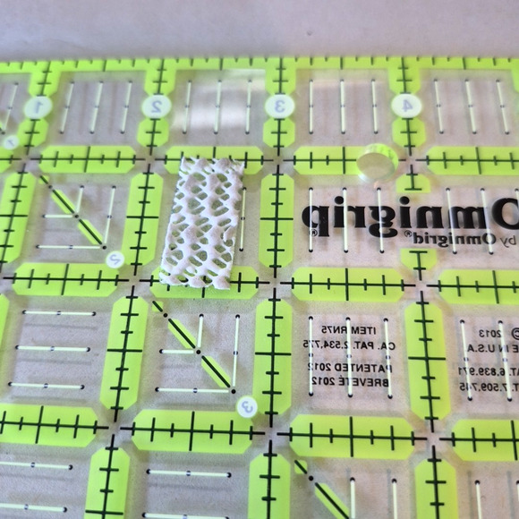 Omnigrip by Omnigrid 7-1/2" Square The Non-Slip Square Ruler Item #RN75 - Picture 4 of 6